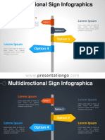 Multidirectional Sign Infographics PGo 4 3