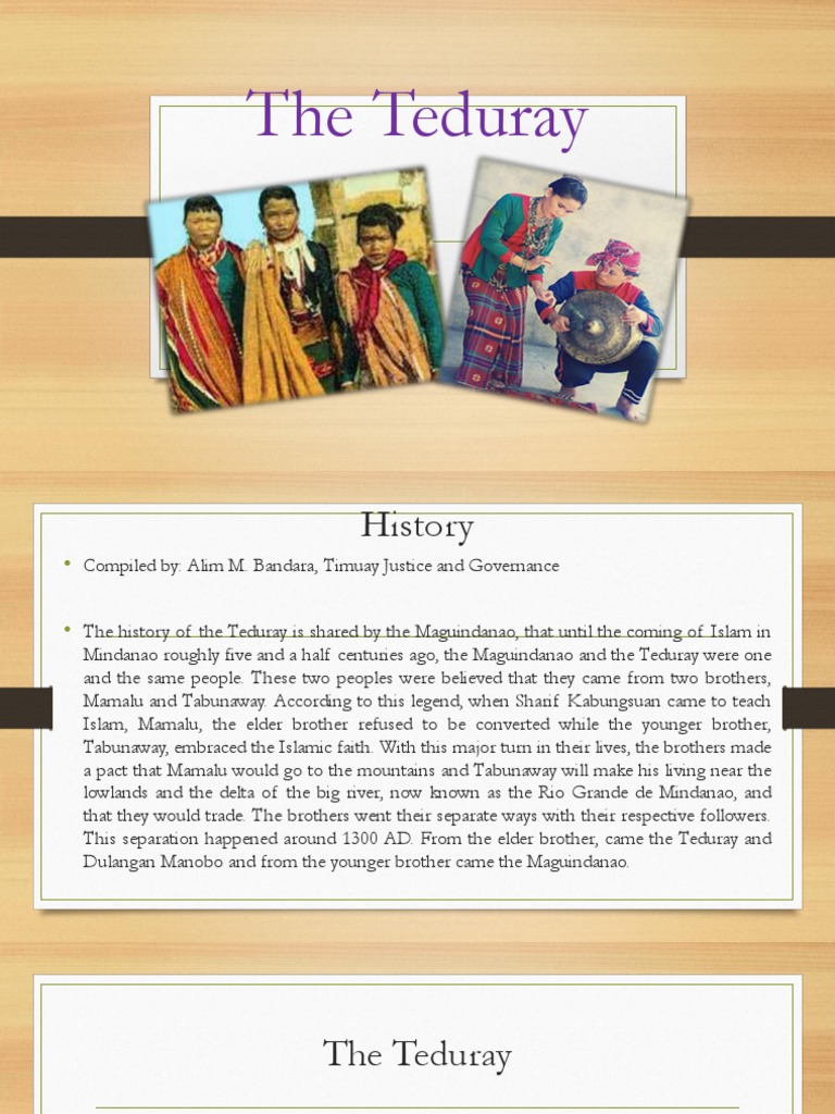 Teduray Culture and Traditions Overview | PDF | Mindanao