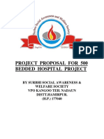 Project Proposal For 500 Bedded Hospital Project