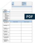 Daily Lesson Plan - Blank