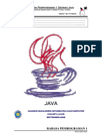 Materi Kursus Bahasa Pemrograman 1 PDF