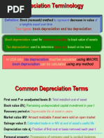 Depreciation Methods