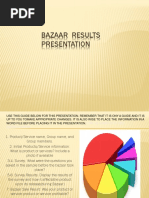 Bazaar Results Presentation