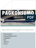 Pagkonsumo