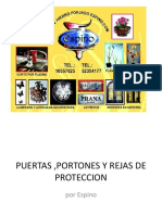 Puertas 2cportones y Rejas de Proteccion