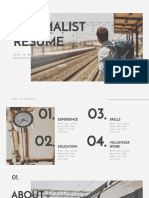 Minimalist Resume by Slidesgo