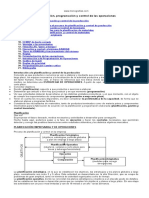 Planificación y control de operaciones productivas