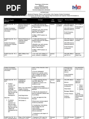 action plan