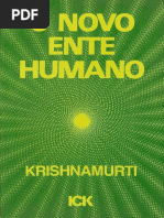 O Novo Ente Humano _ Krishnamurti