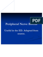 Peripheral Nerve Blocks for the ED .Edited