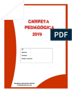 Carpeta Pedagógica 2019