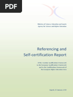 Referencing and Self-certification Report of the CROQF to the EQF and to the QF-EHEA