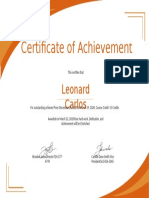 Certificate of Acheivement 1