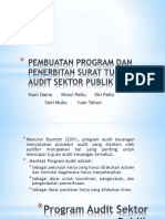 Pembuatan Program Dan Penerbitan Surat Tugas Audit Sektor