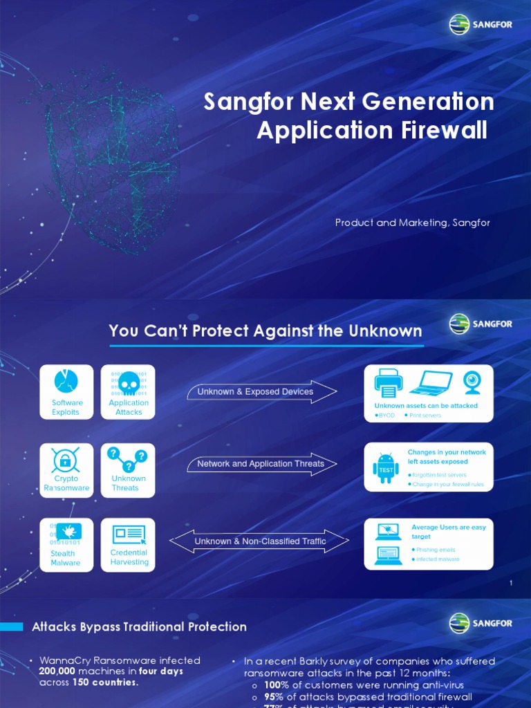 Sangfor NGAF: AI-Driven Security Solutions | PDF | Computer Security ...