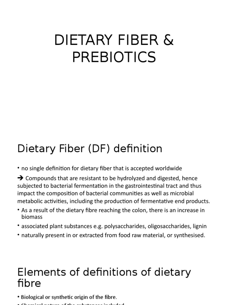 Dietary Fiber: Benefits & Types | PDF | Dietary Fiber | Diet & Nutrition