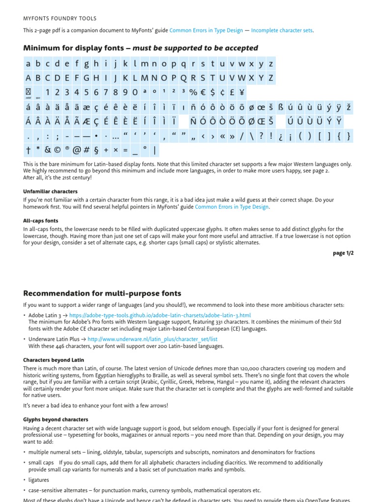 Kerning Font Typefaces Collation