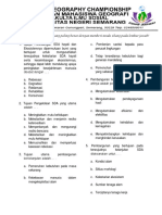 Soal Geotulis 2014 PDF