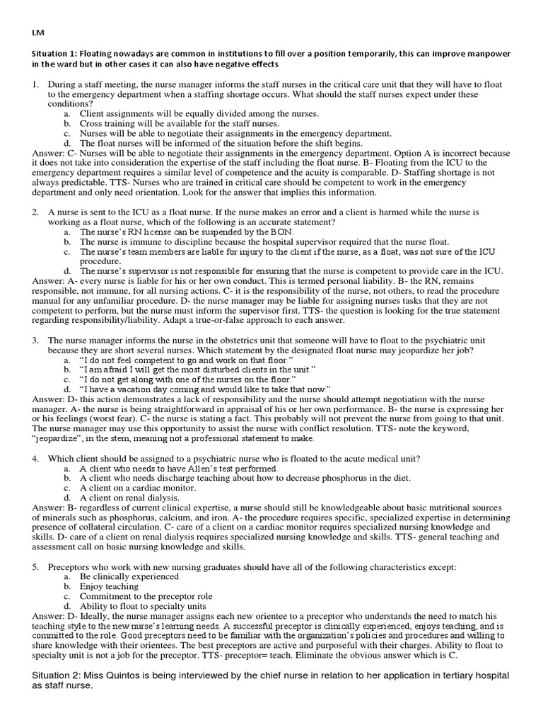 LMR 50 | PDF | Nursing | Leadership
