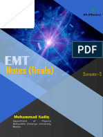 EMT Notes by M. Sadiq