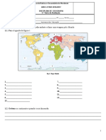 Teste de Geografia da Escola Básica e Secundária do Nordeste