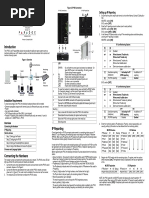 Paradox Ip100 | PDF | Port (Computer Networking) | Ip Address