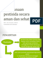 Penggunaan Pestisida Secara Aman Dan Sehat