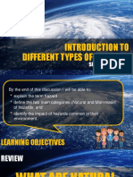 Introduction To Different Types of Disaster PDF