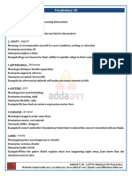 Voacbulary English PDF