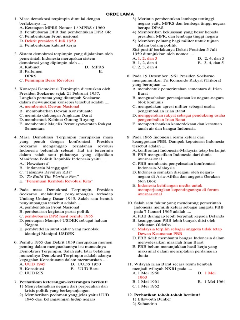 Orde Lama Ok Docx
