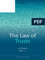 The Law of Trusts (Core Texts Series)