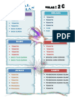 Jadwal Pelajaran or Piket BG Color