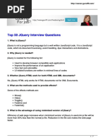 Top 50 Jquery Interview Questions