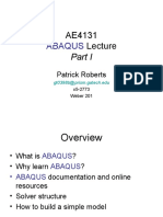 Ae4131 Abaqus Lecture 1