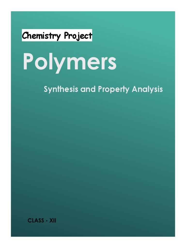 Polymer Synthesis and Properties Analysis | PDF | Epoxy | Polystyrene