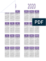 2019-20 Midori Thin Calendar v3 Purple PDF