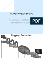 Pengawasan Mutu Bahan Baku