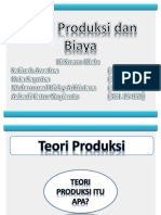 Teori Produksi Dan Biaya