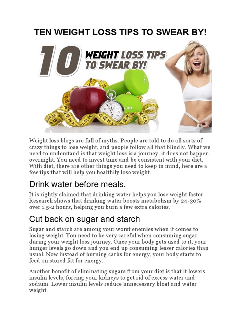 Top 10 Effective Weight Loss Tips | PDF | Weight Loss | Dieting
