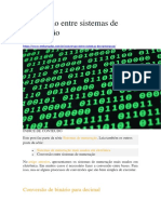 Conversão Entre Sistemas de Numeração
