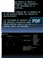 7.- Sindrome Organico Cerebral (Demencia)