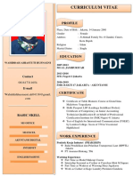 CV Wahiddah PDF