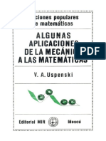 V.a. uspenski.- Aplicaciones de la mecánica a las matemáticas.pdf