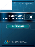 Statistik Daerah Kabupaten Lombok Barat 2018