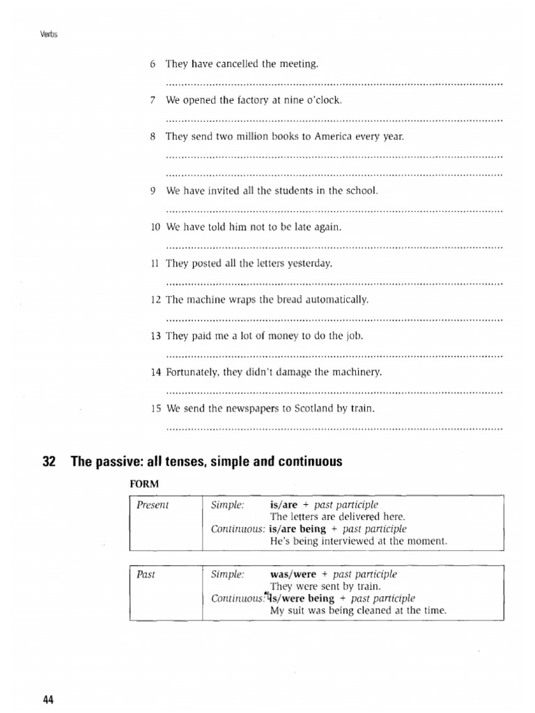 Passive Voice | PDF