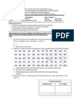 Soal Uts Teori Probabilitas Ti:i