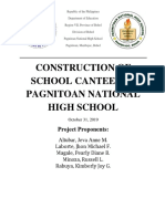 Construction of School Canteen