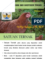 Satuan Ternak Dan Koefisien Teknis PDF