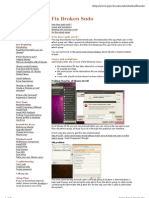 Fix Broken Sudo