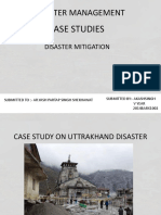 Disaster Management Case Studies on Uttarakhand Disaster